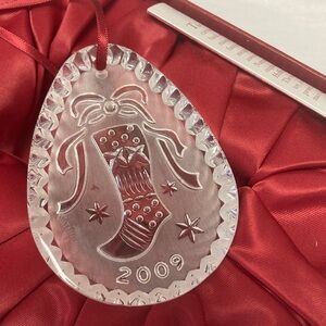 Waterford Crystal Silver Ornament